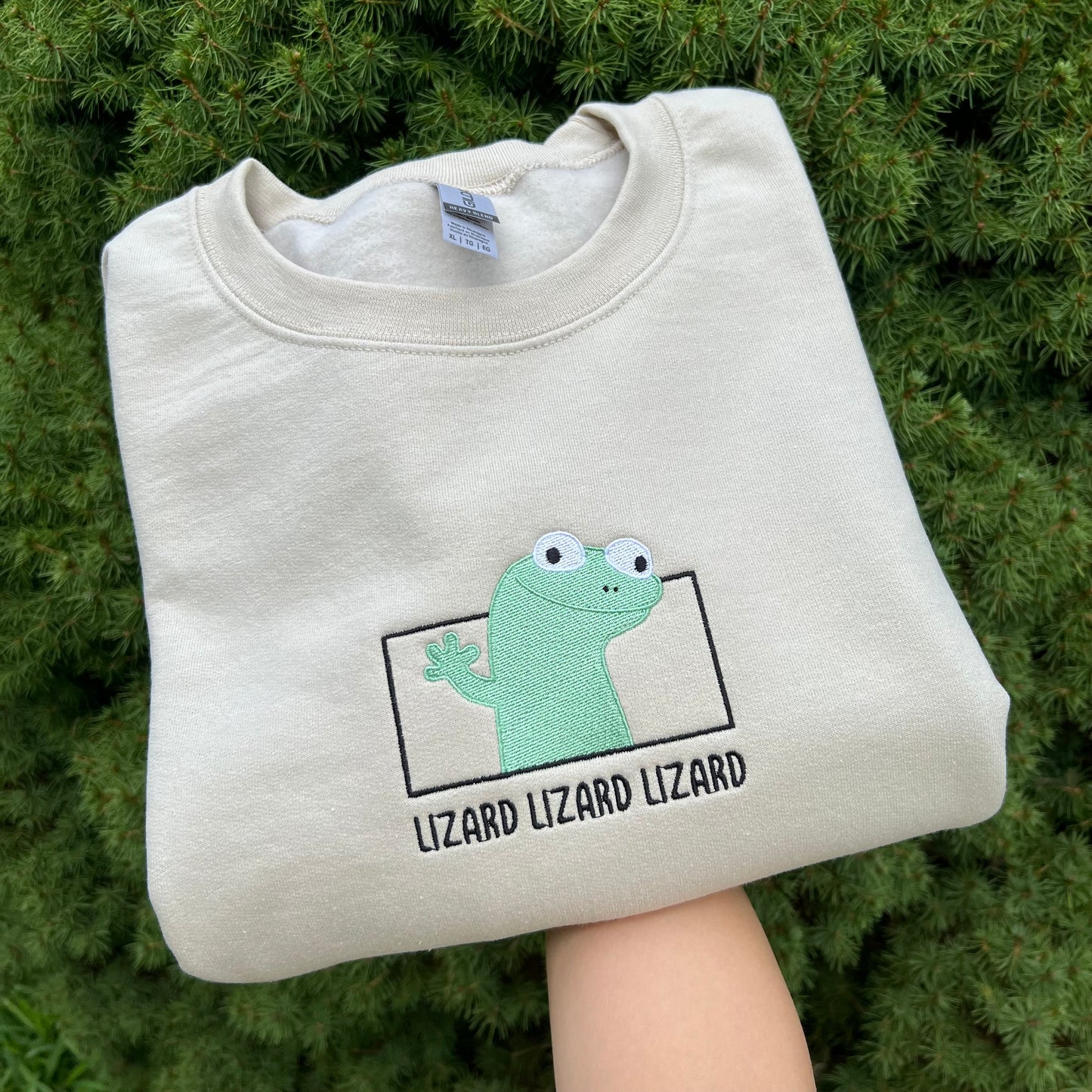 Lizard Embroidered Sweatshirt