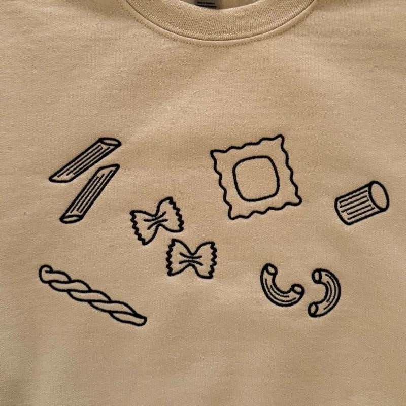 Pasta Embroidered Sweatshirt