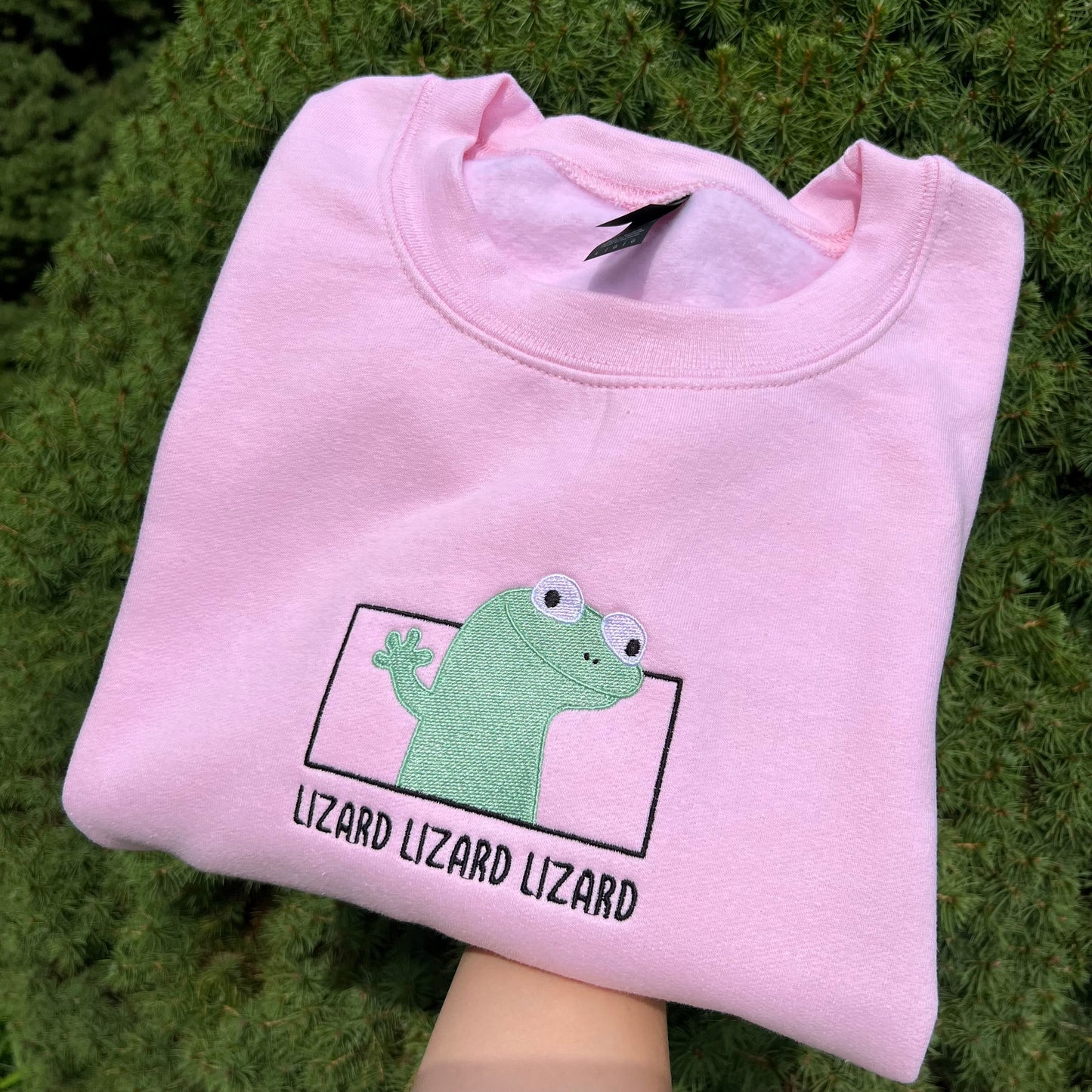 Lizard Embroidered Sweatshirt