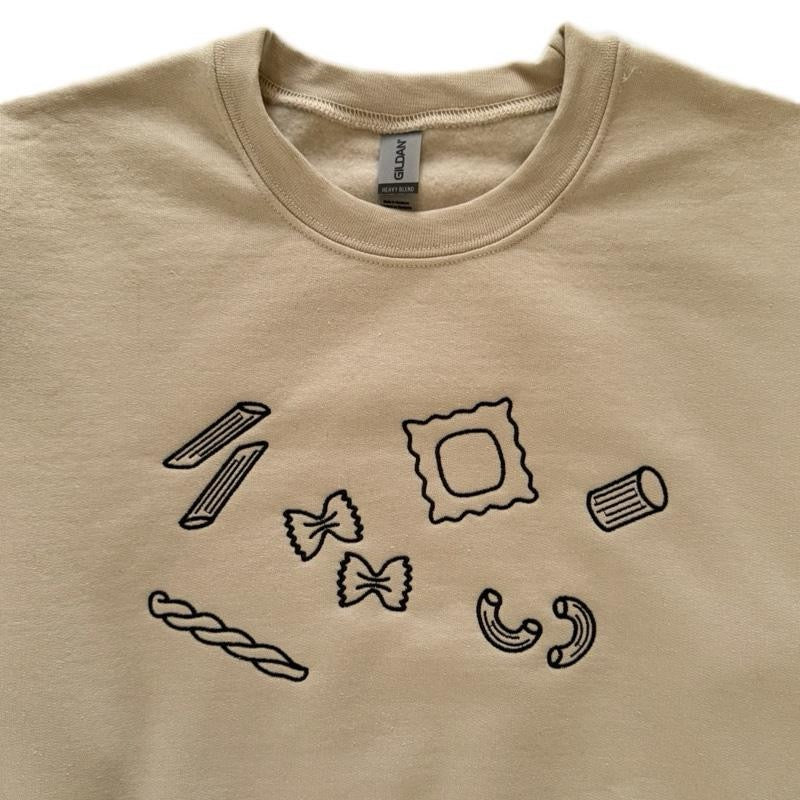 Pasta Embroidered Sweatshirt