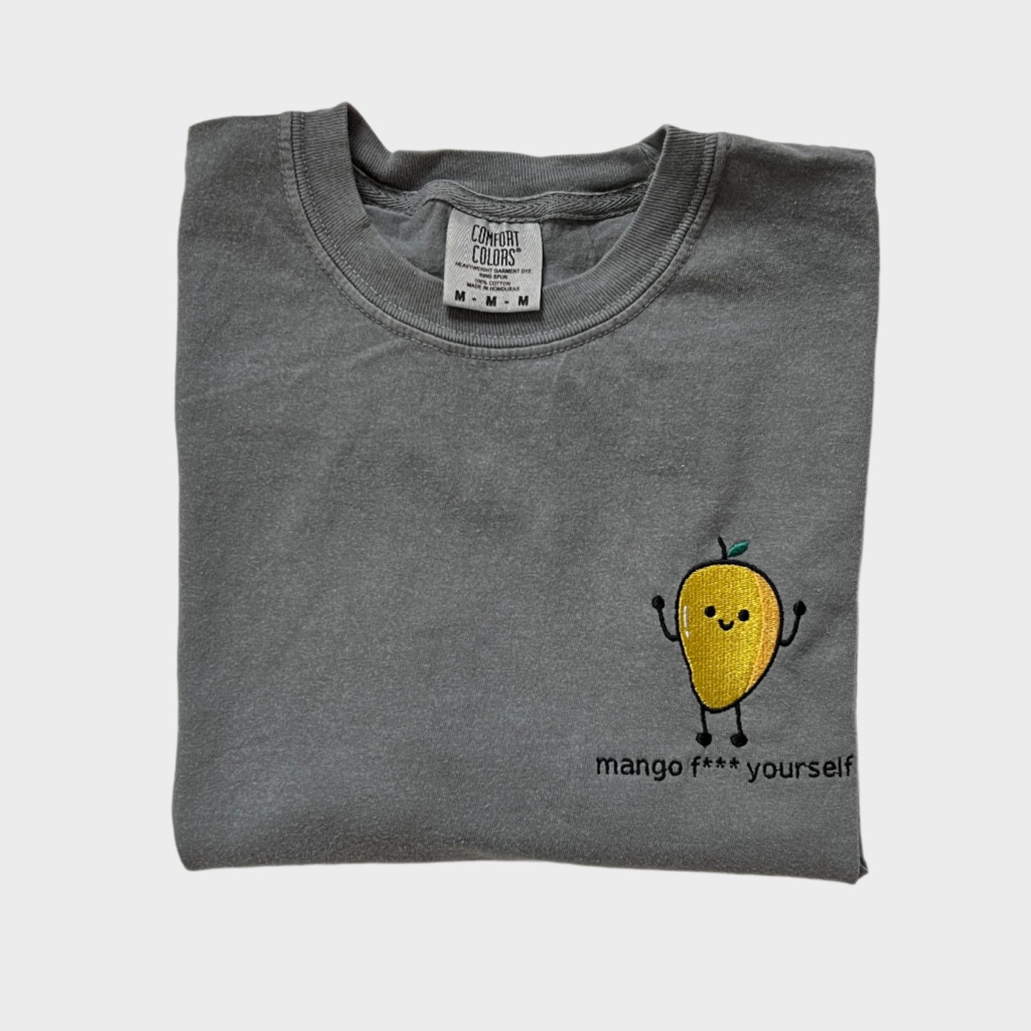 Mango F*** Yourself Embroidered T-shirt