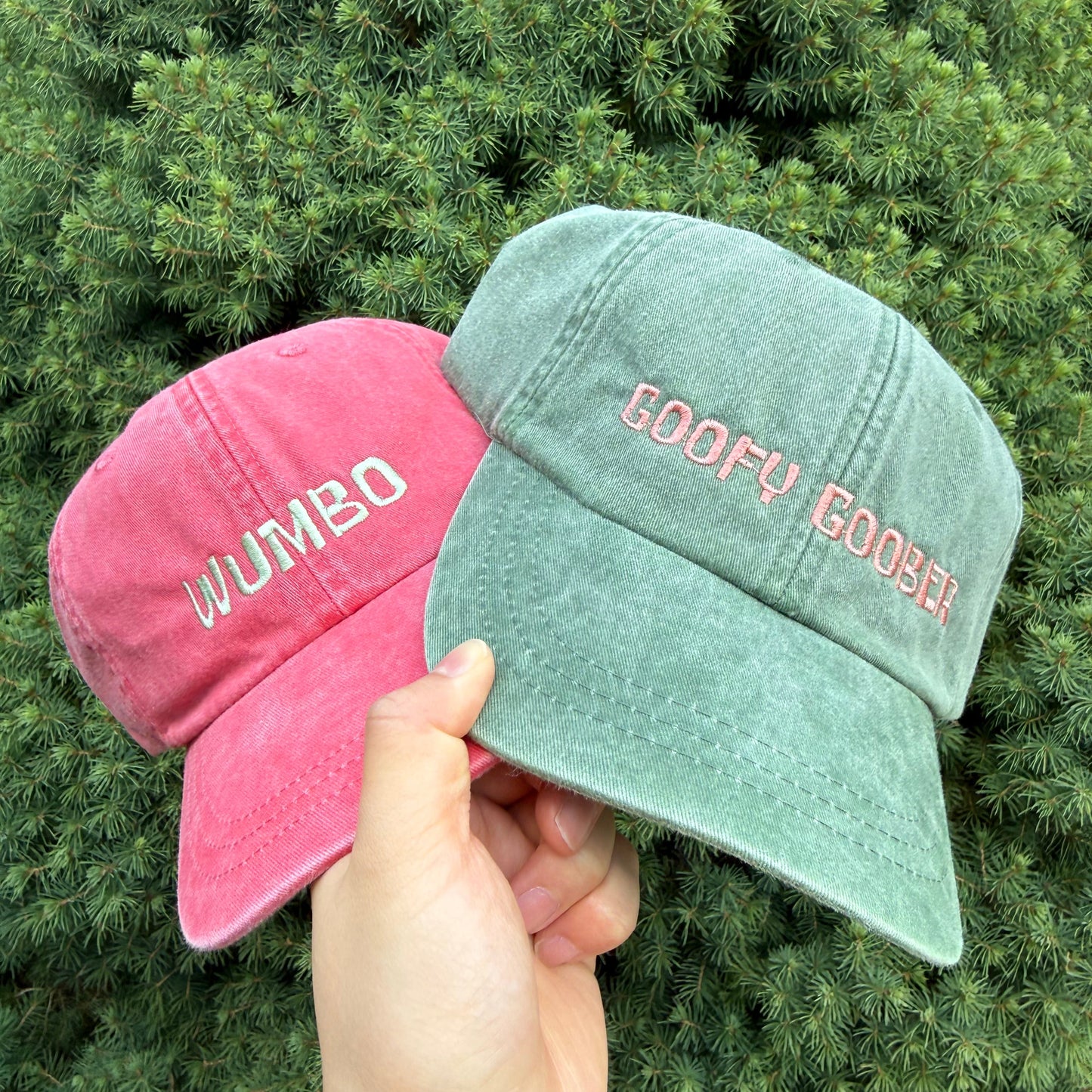 Wee Woo, Goofy Goober, Wumbo Embroidered Cotton Hat/Cap