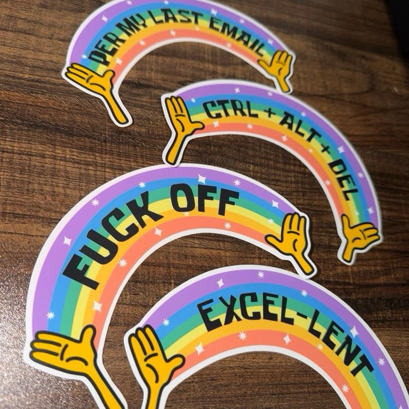 Corporate Meme Sticker (6 inches wide)