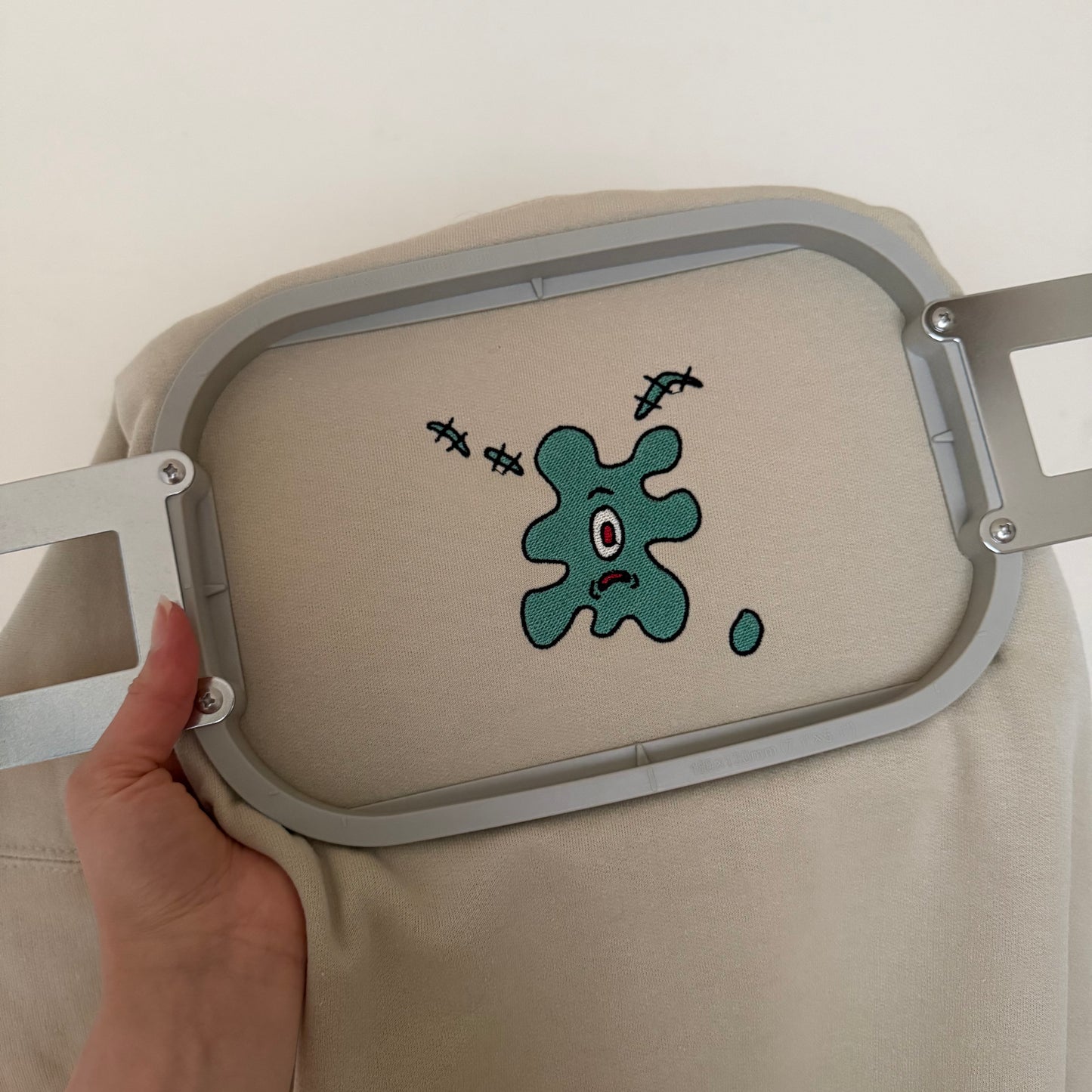 Squashed Plankton Embroidered Sweatshirt