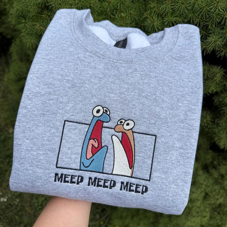 Meep Embroidered Sweatshirt