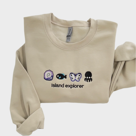 Island Explorer Embroidered Sweatshirt