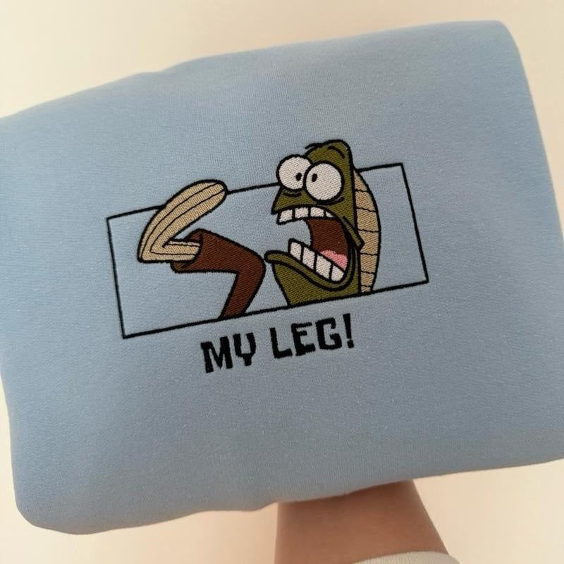 MY LEG! Embroidered Sweatshirt