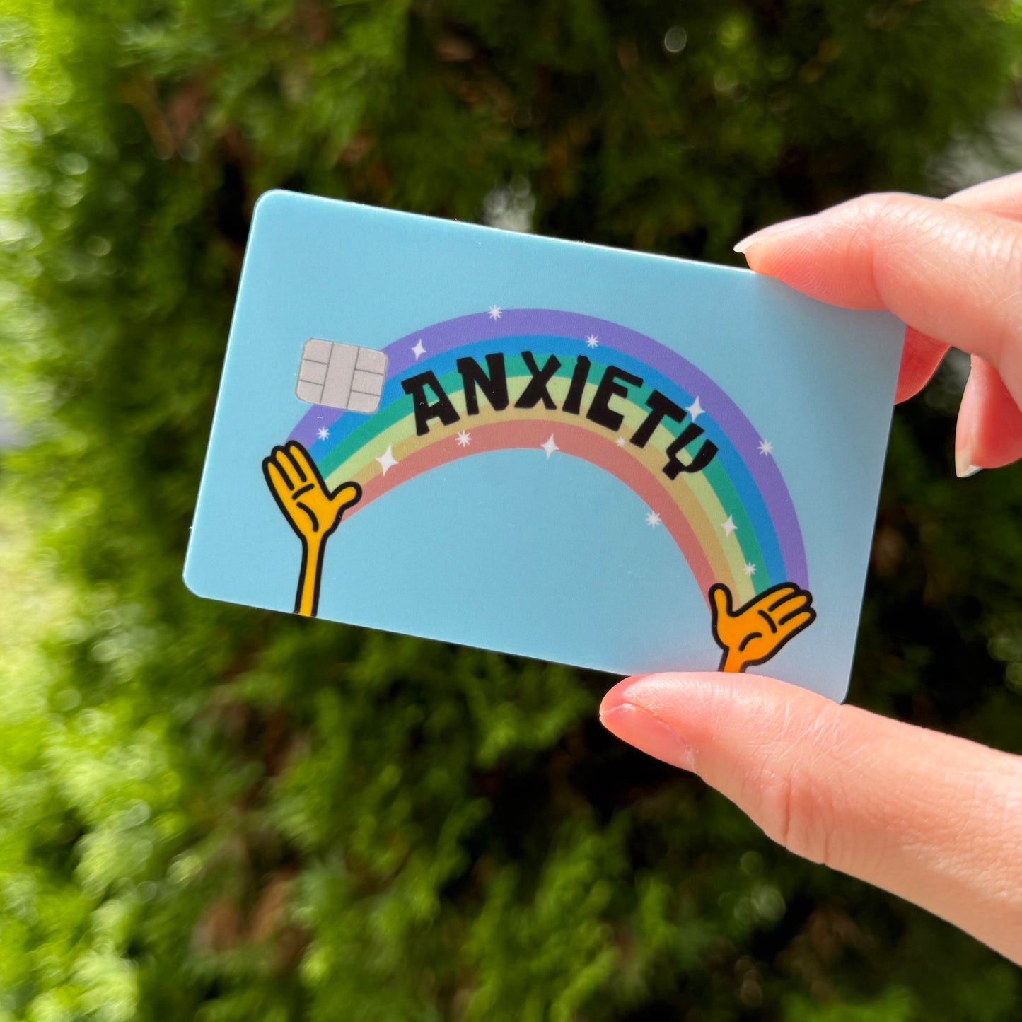 Funny Credit Card Covers (Pack of 2) - Weatherproof with Matte Finishing