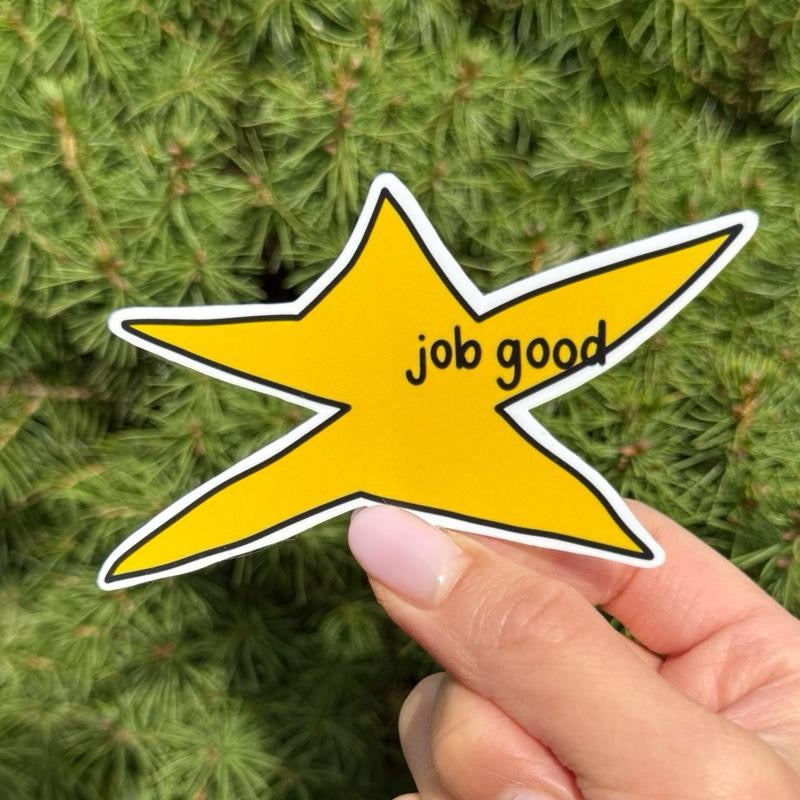 Butchered Star Sticker