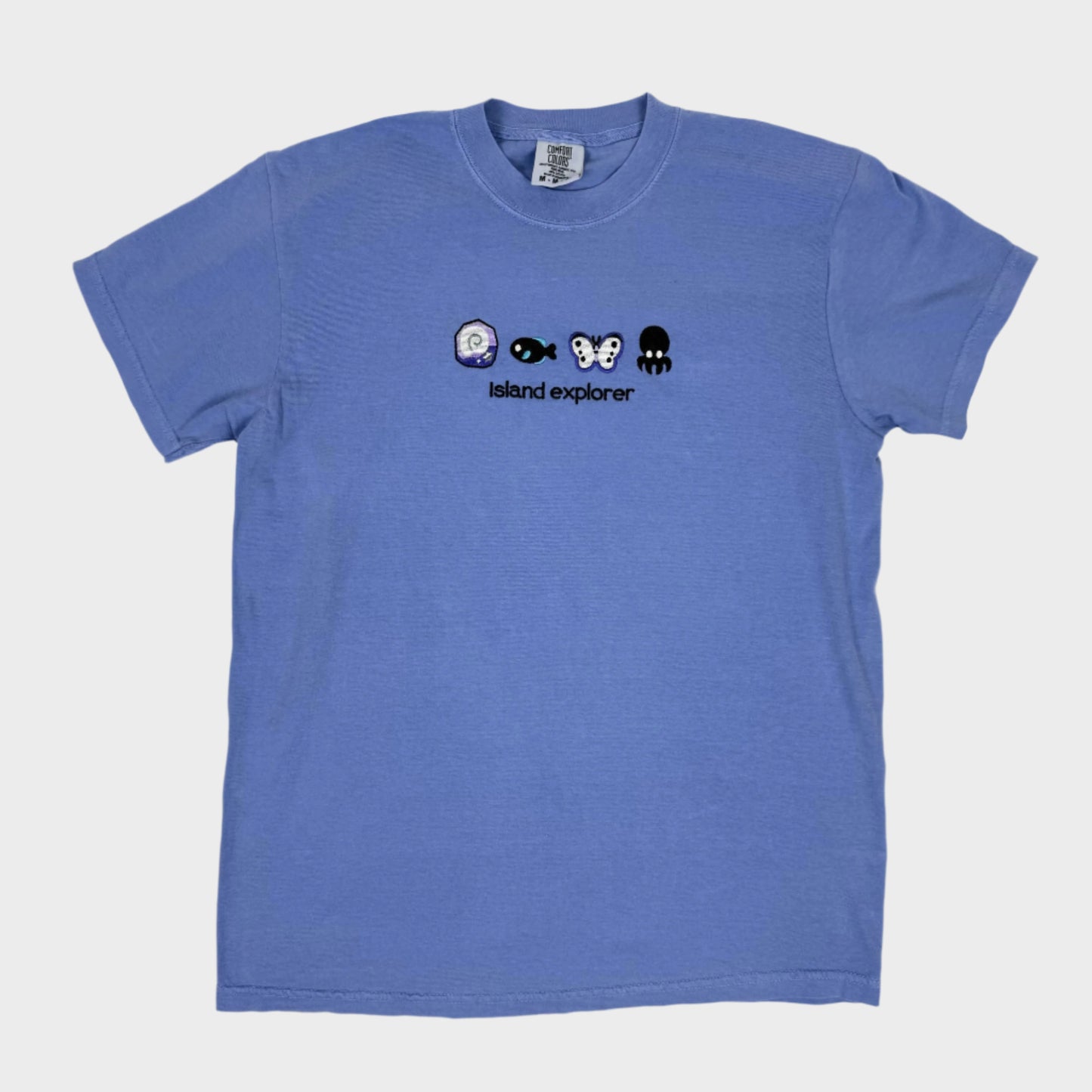 Island Explorer Embroidered T-shirt