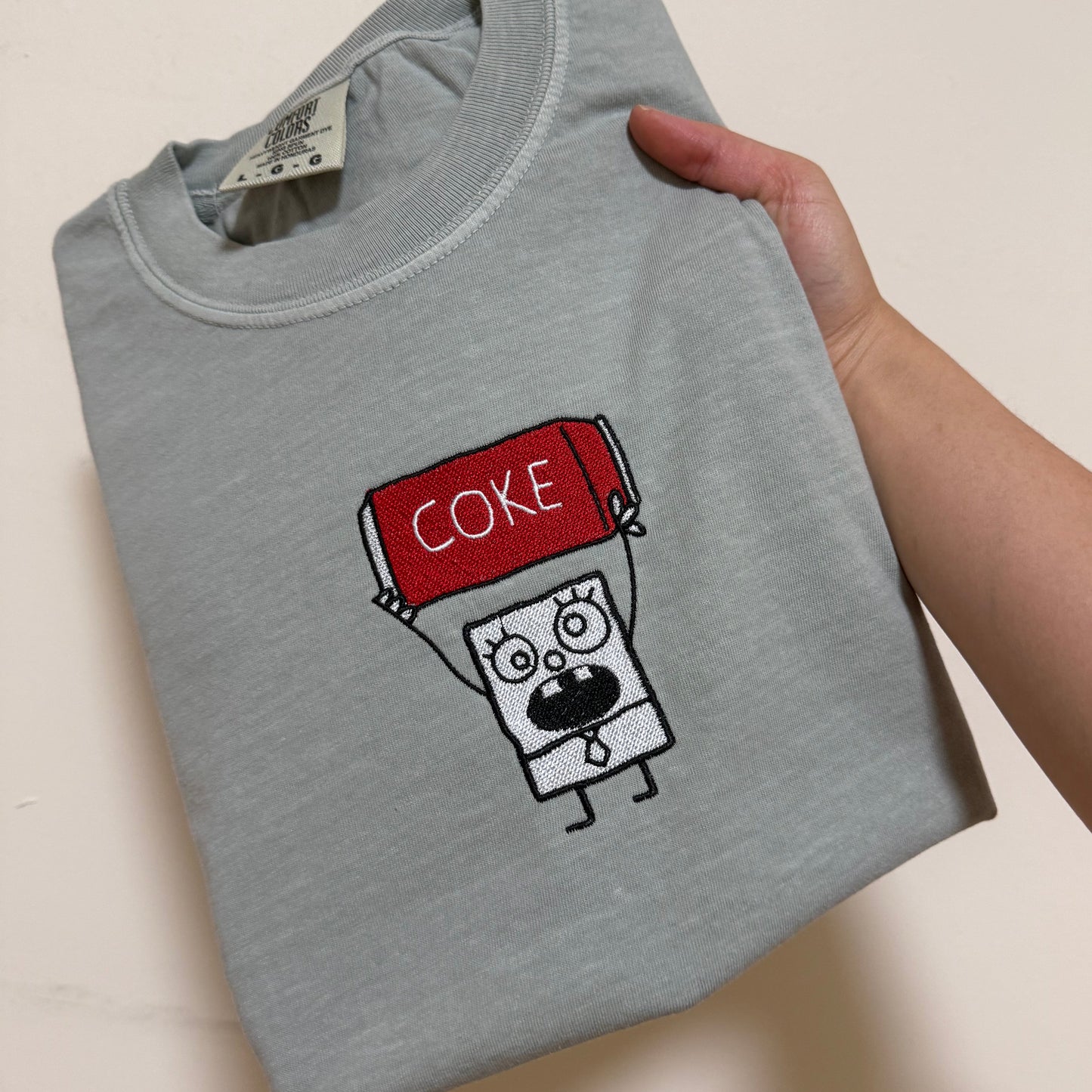 Doodle Coke Embroidered T-shirt