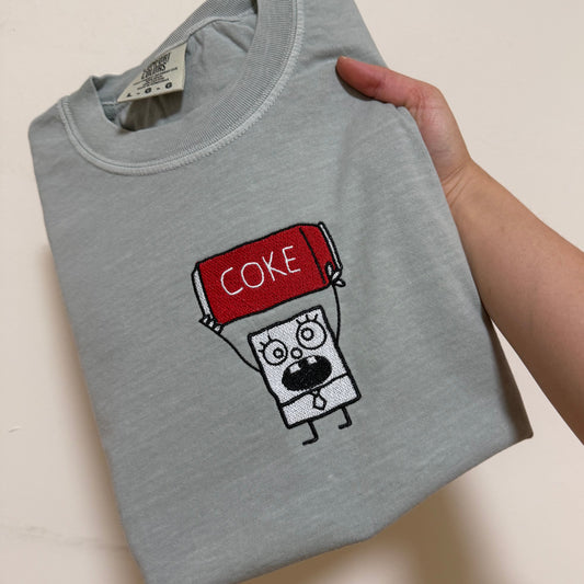 Doodle Coke Embroidered T-shirt