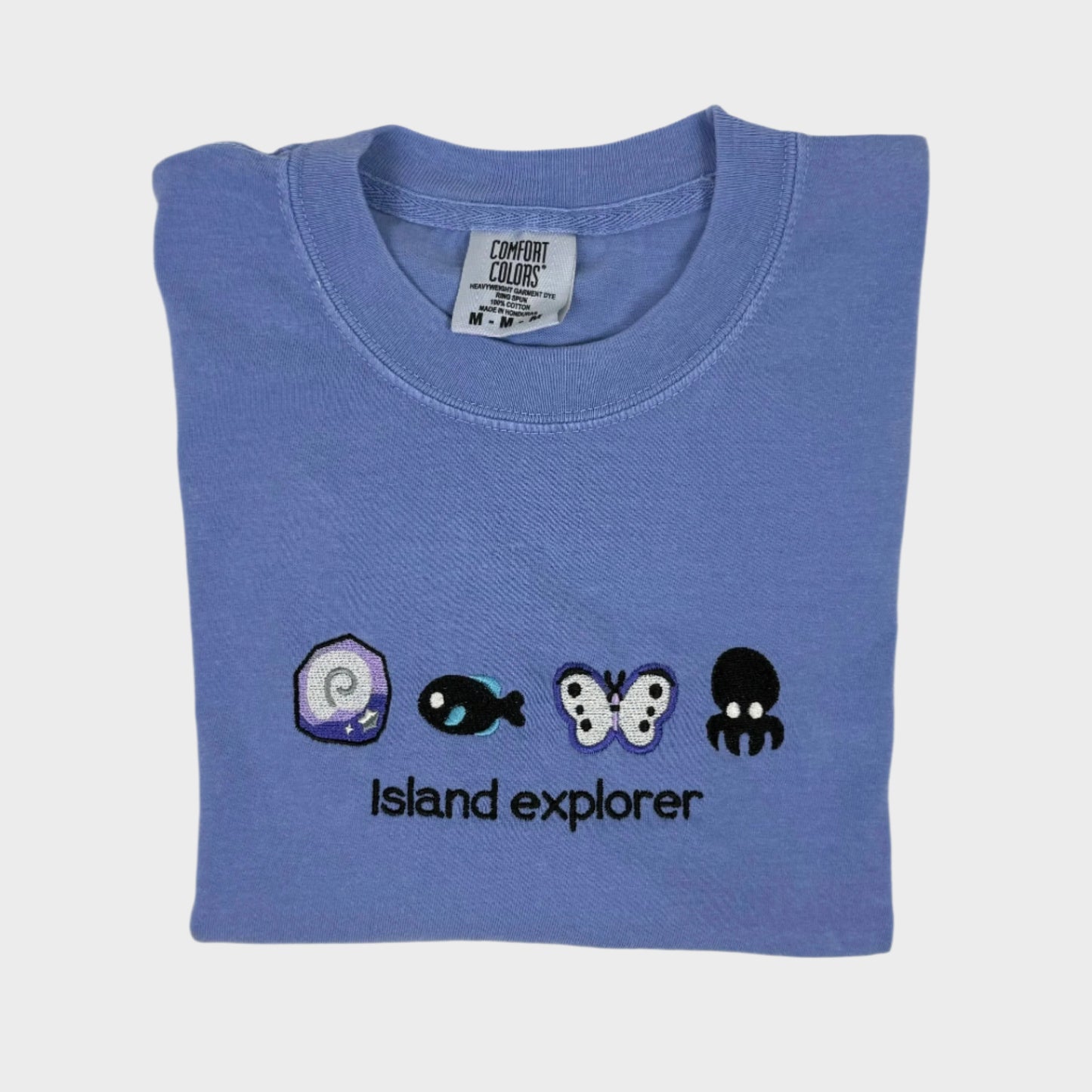 Island Explorer Embroidered T-shirt