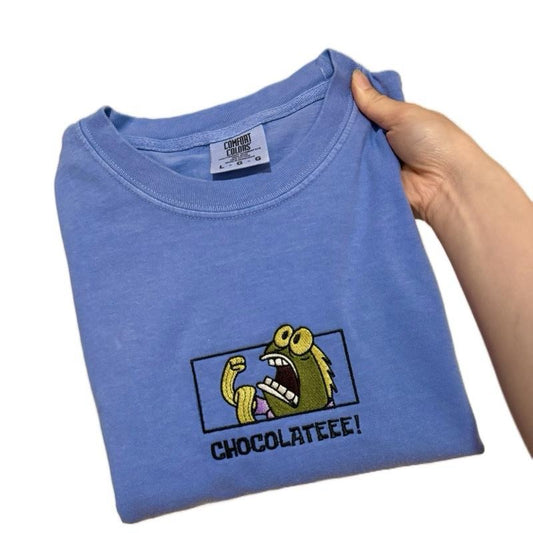 CHOCOLATE! Embroidered T-shirt