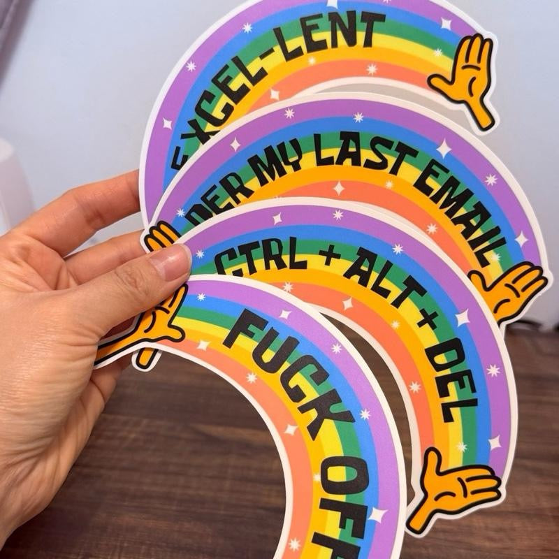Corporate Meme Sticker (6 inches wide)