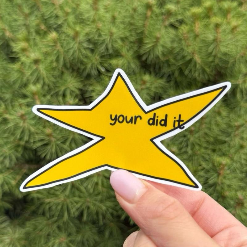 Butchered Star Sticker