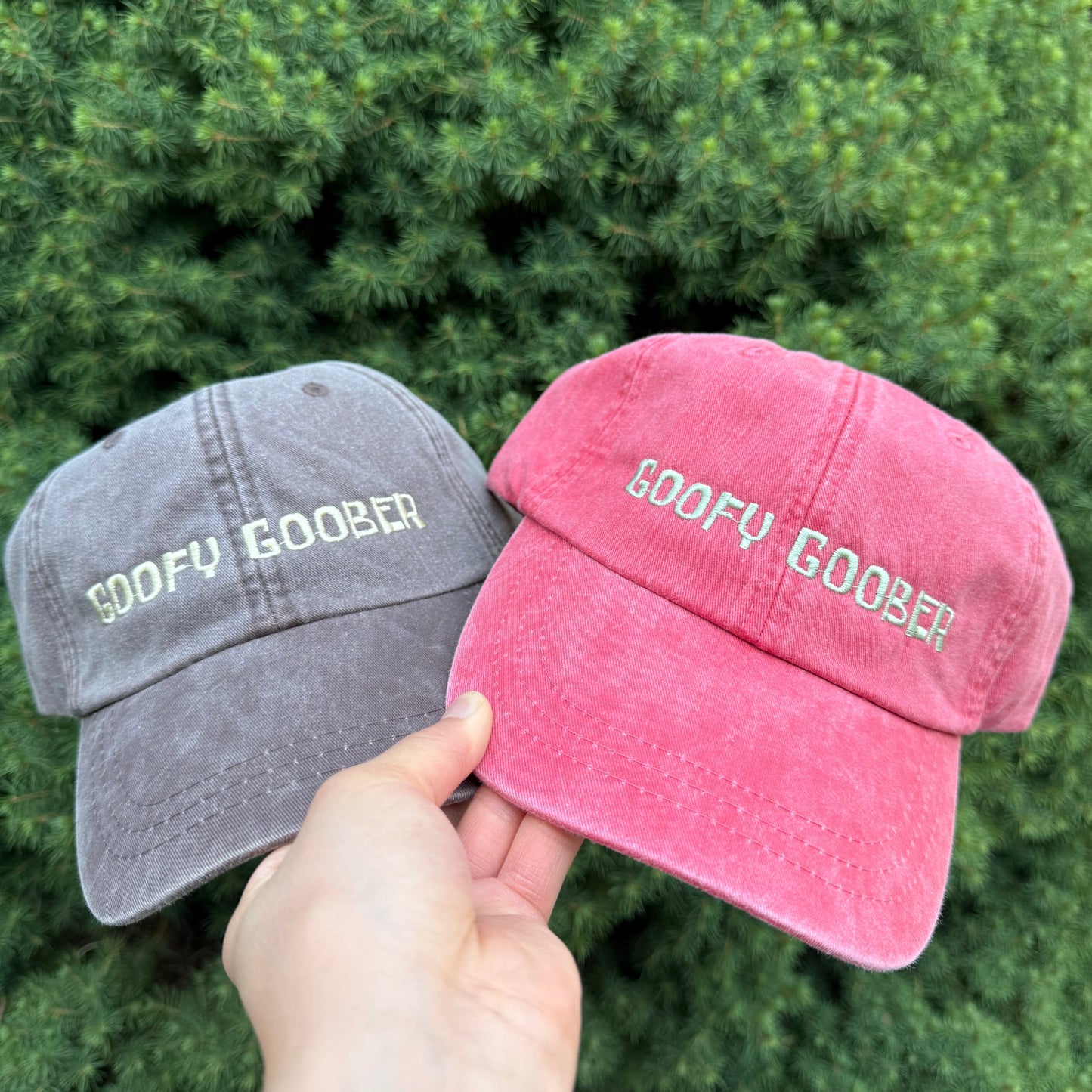 Wee Woo, Goofy Goober, Wumbo Embroidered Cotton Hat/Cap