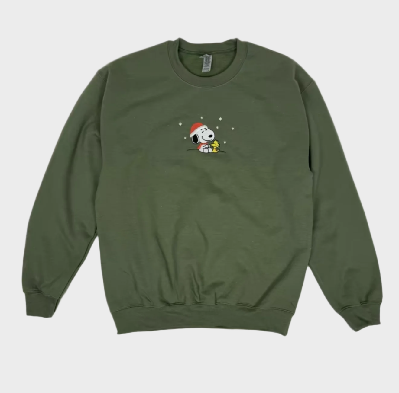 Snoopy Christmas Embroidered Sweatshirt