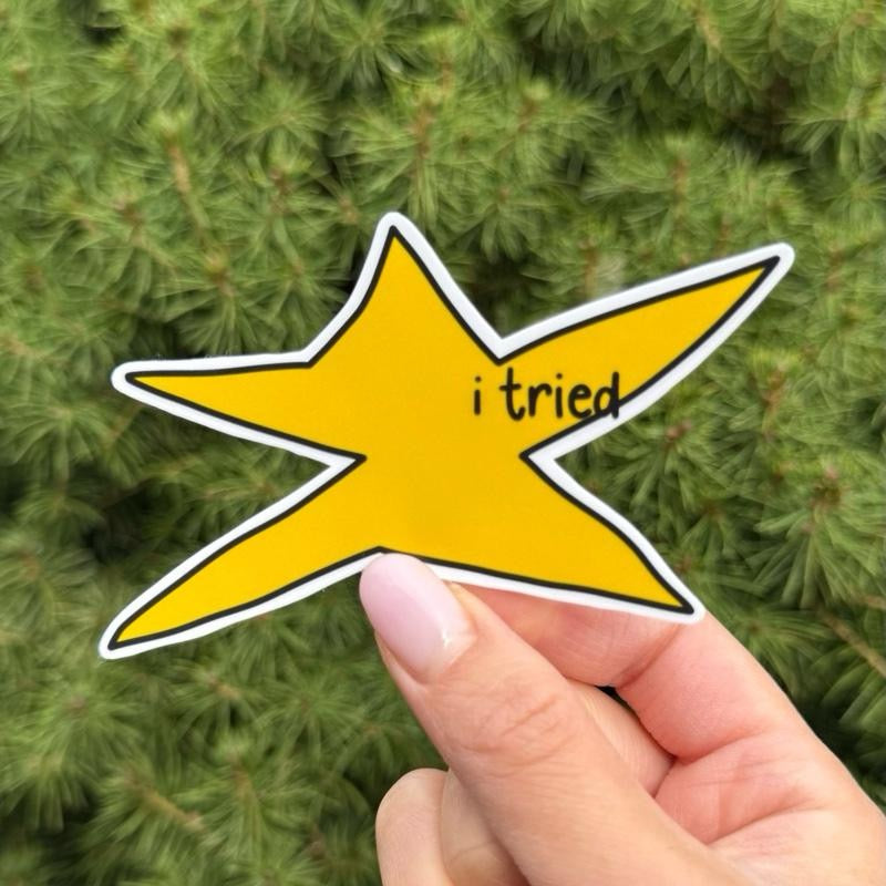 Butchered Star Sticker