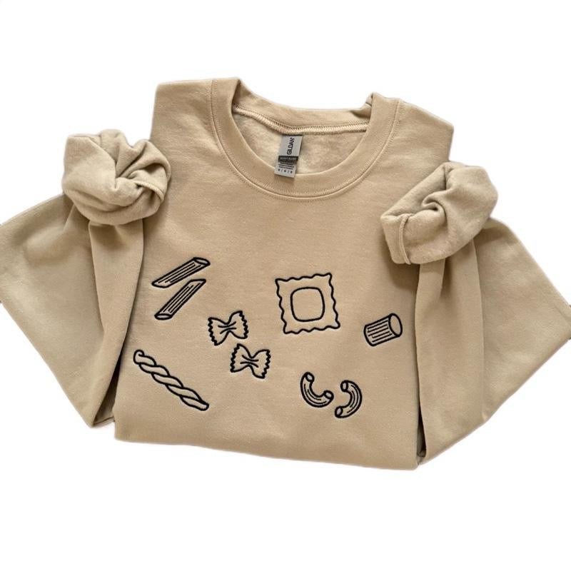 Pasta Embroidered Sweatshirt