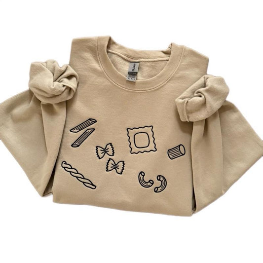 Pasta Embroidered Sweatshirt