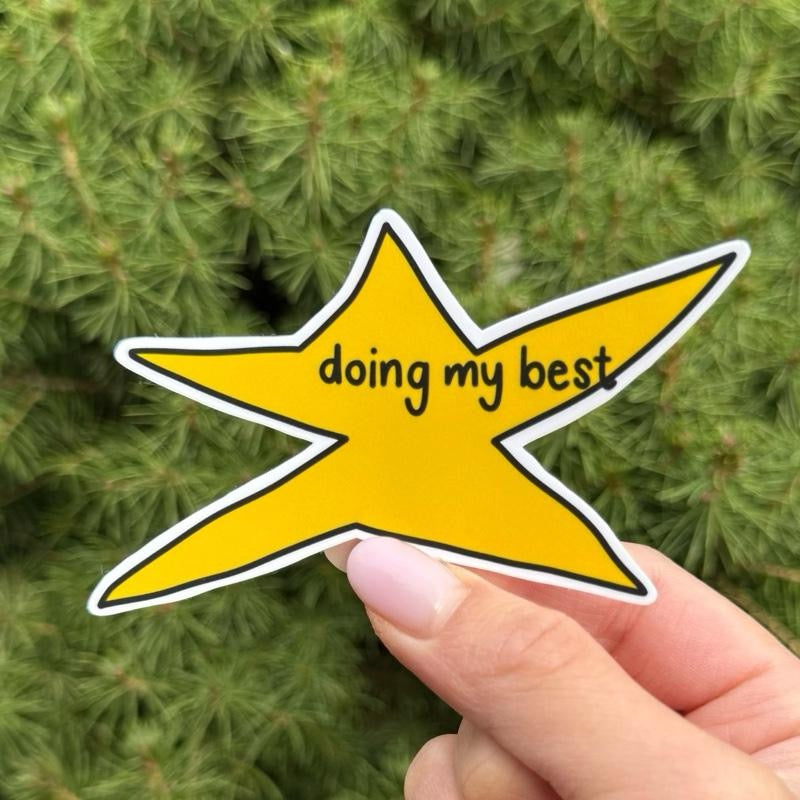 Butchered Star Sticker