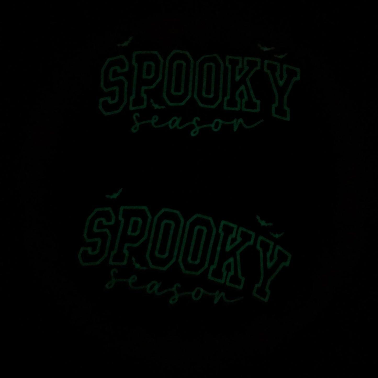 Glow in the Dark Embroidered Spooky Season Sweatshirt
