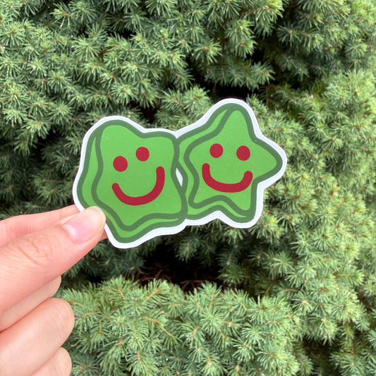 Smiley Pickles Sticker