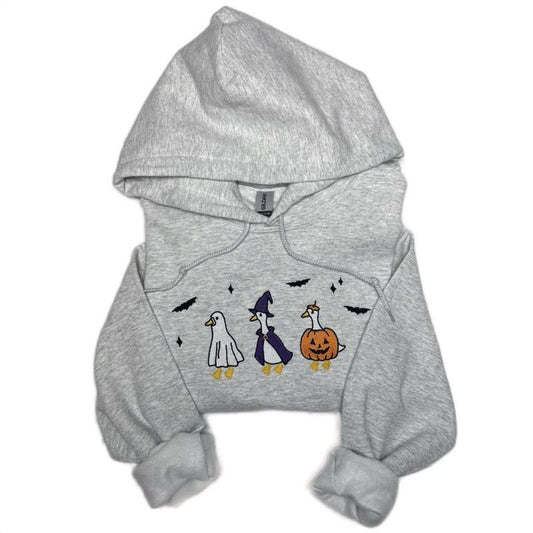 Spooky Goose Embroidered Hoodie
