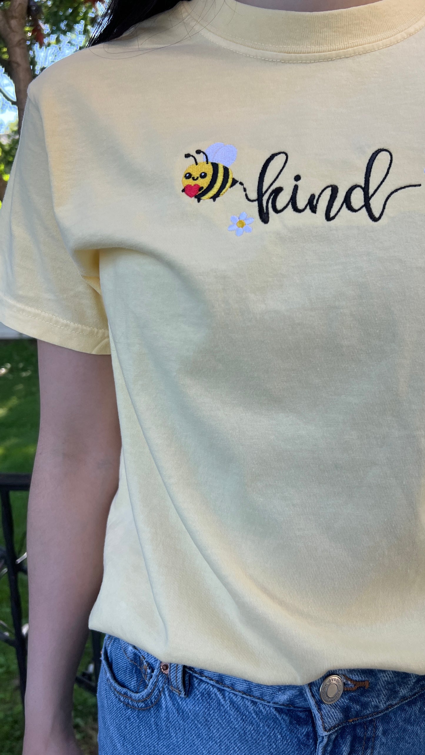 Be Kind Embroidered T-shirt