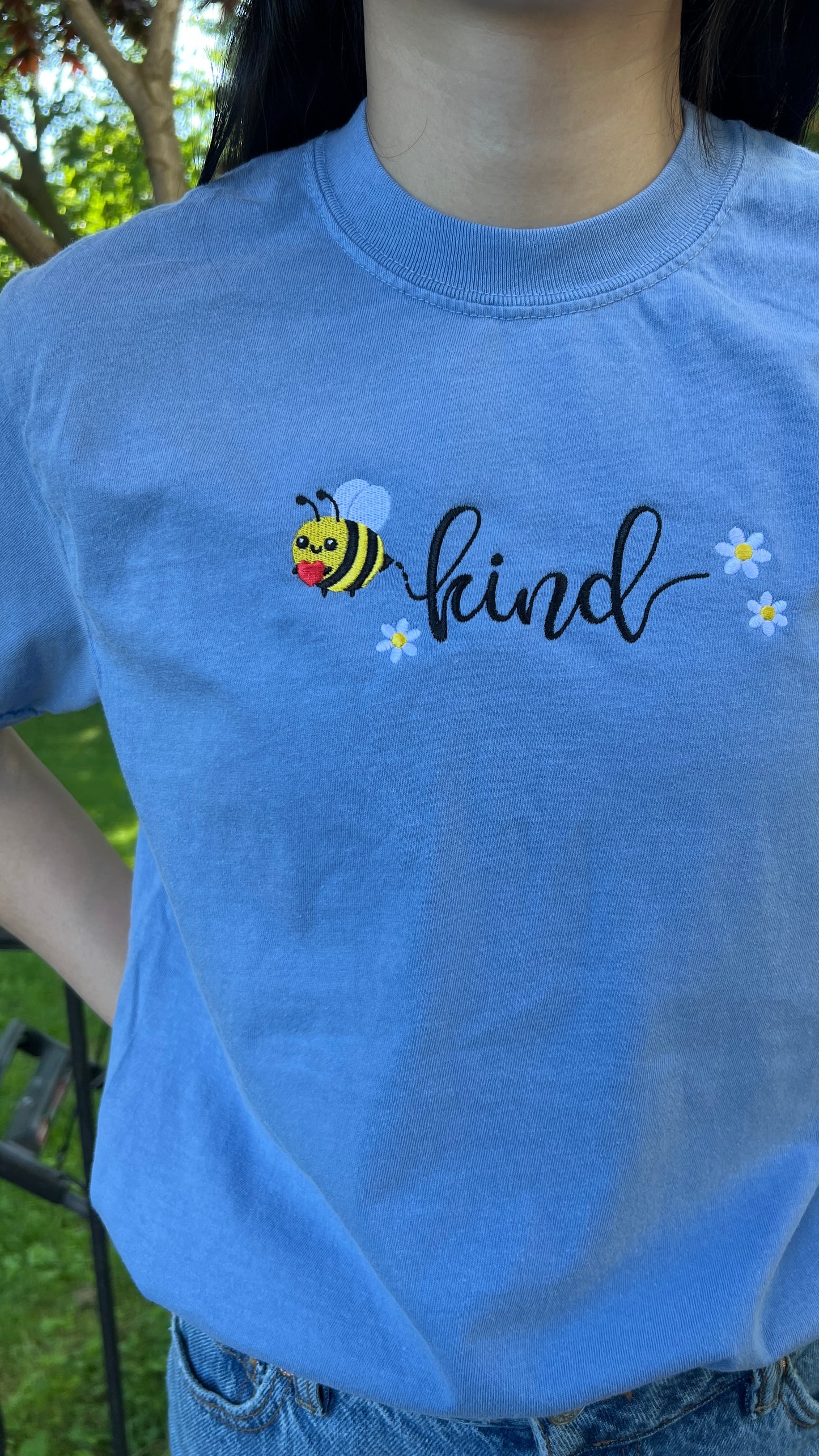 Be Kind Embroidered T-shirt