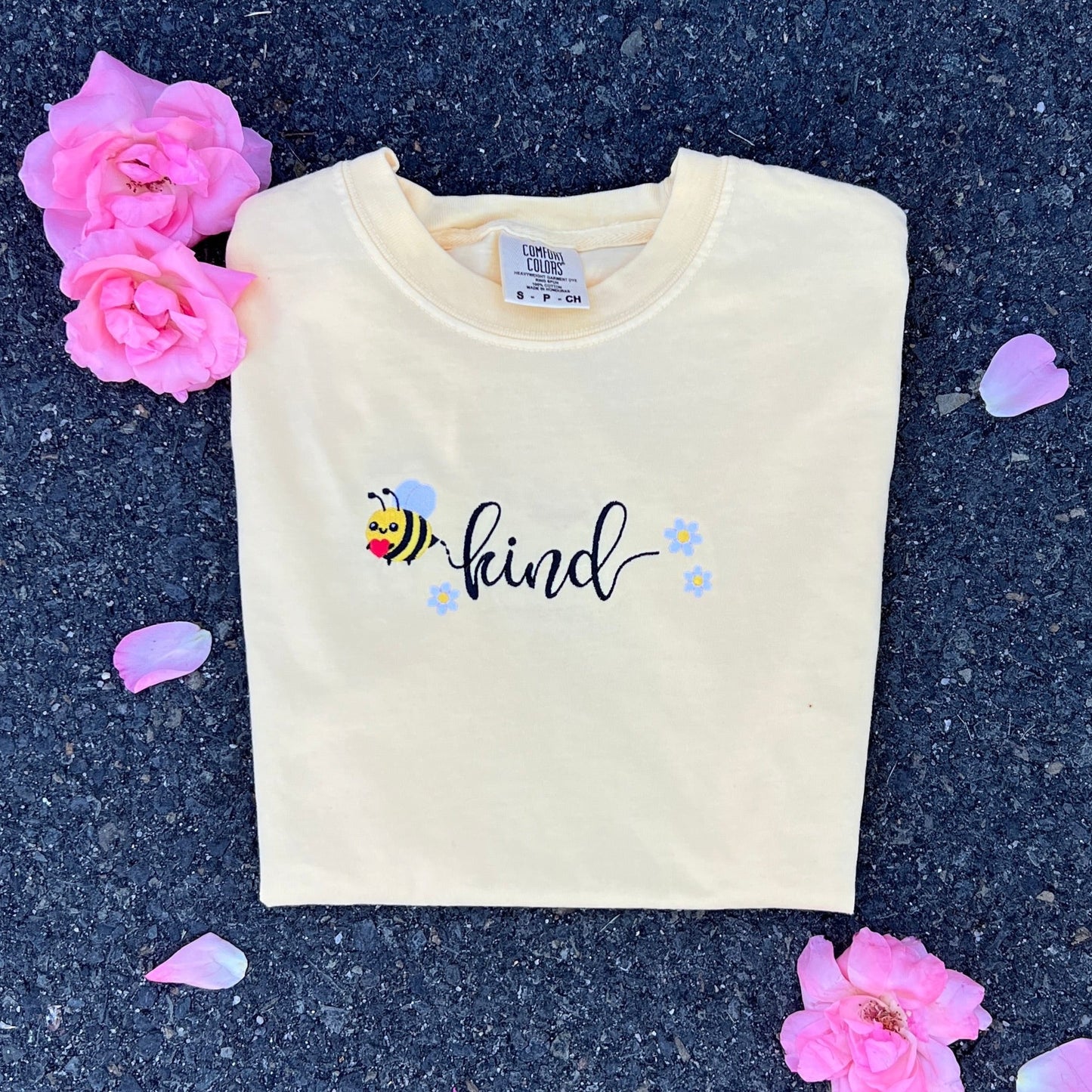 Be Kind Embroidered T-shirt