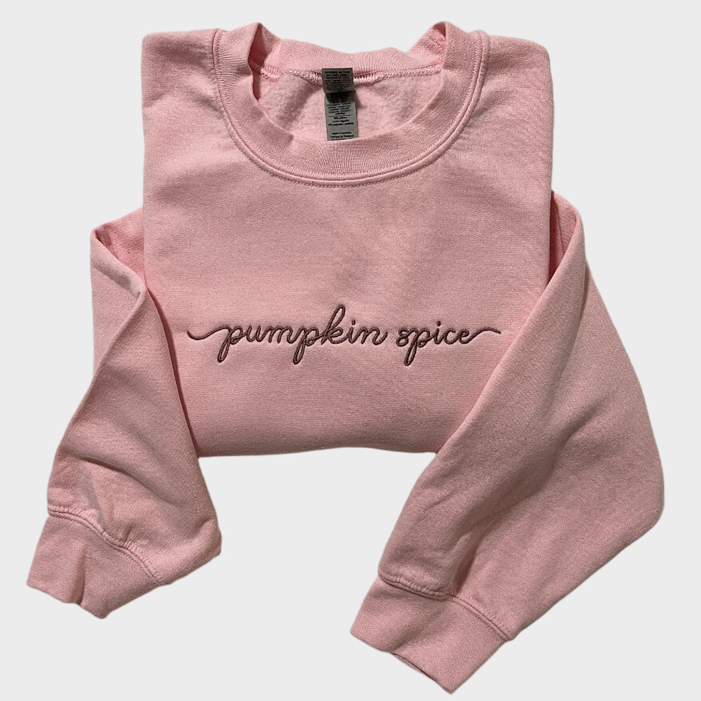 Pumpkin Spice Embroidered Sweatshirt