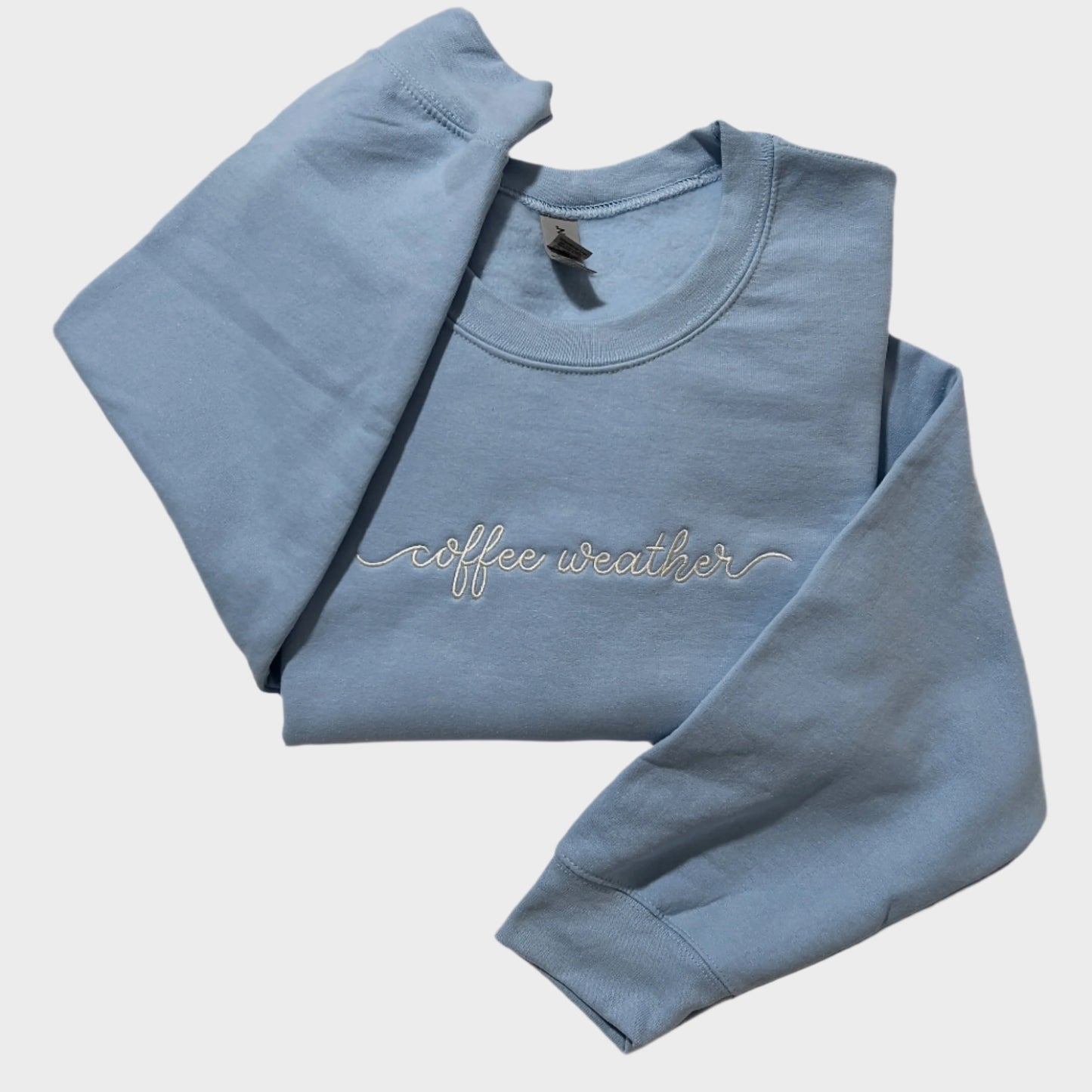 Coffee Weather Embroidered Sweatshirt