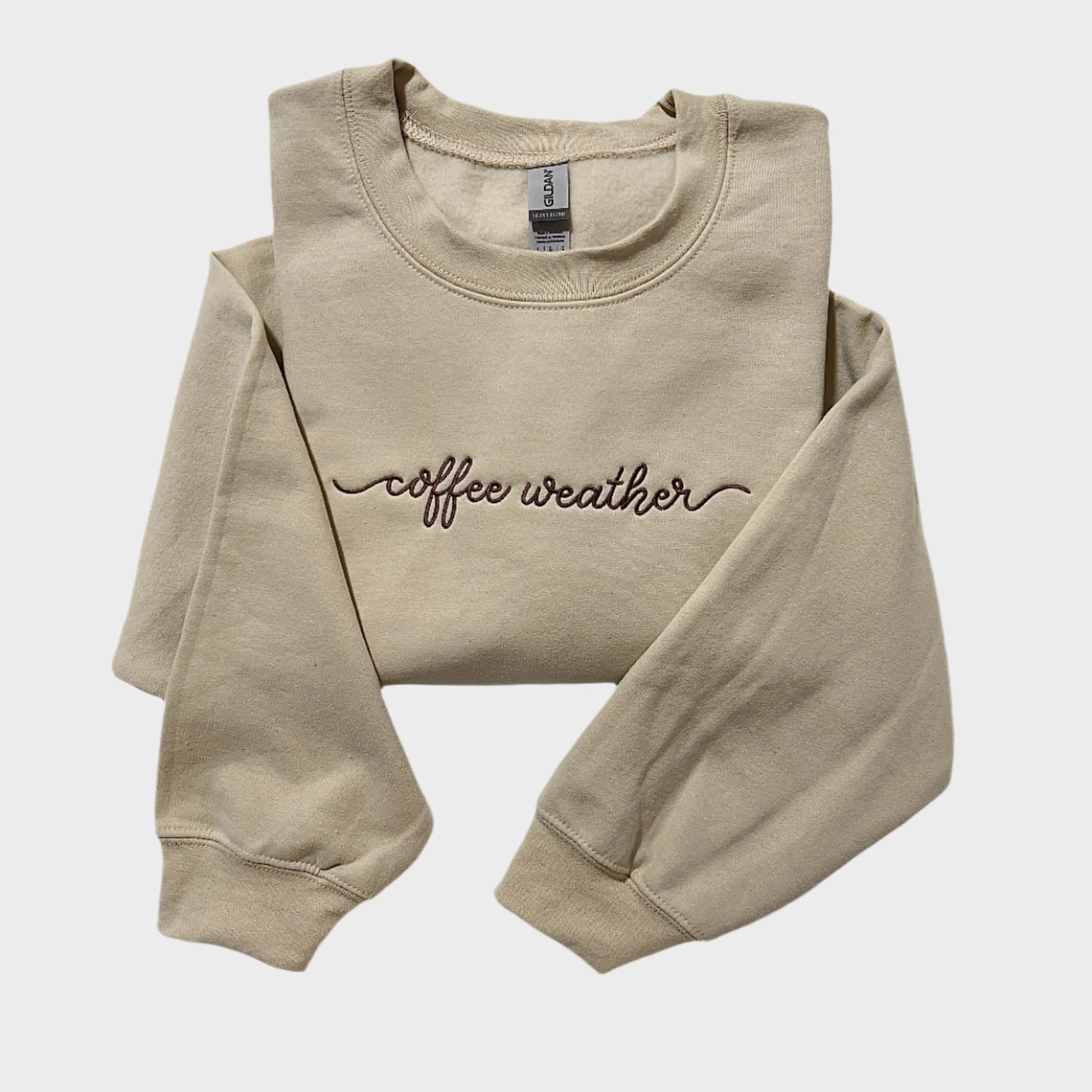 Coffee Weather Embroidered Sweatshirt