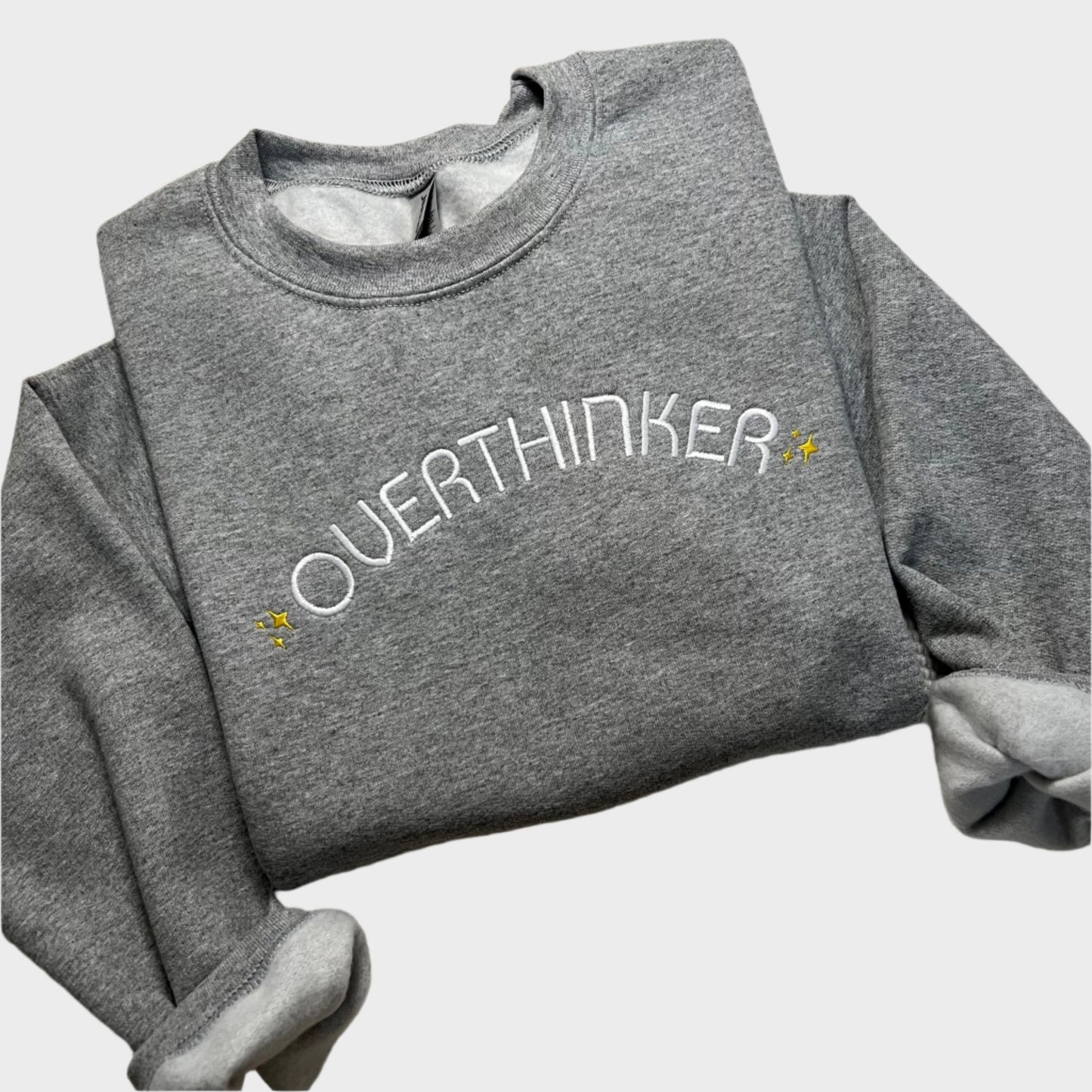 Overthinker Embroidered Sweatshirt