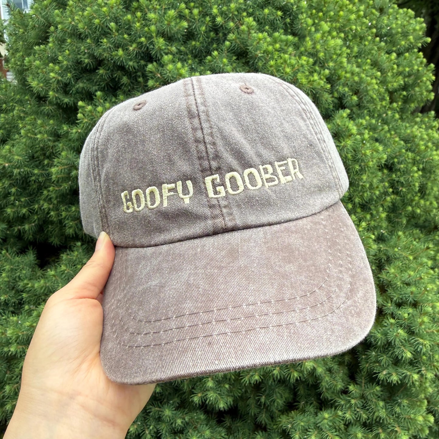 Wee Woo, Goofy Goober, Wumbo Embroidered Cotton Hat/Cap