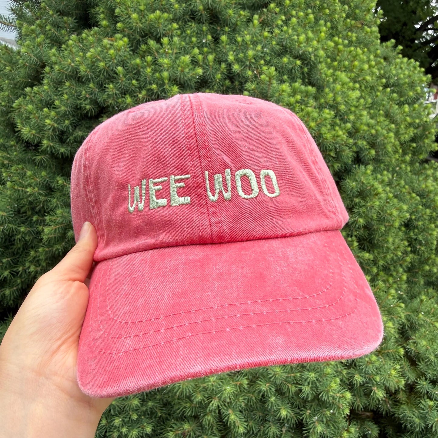 Wee Woo, Goofy Goober, Wumbo Embroidered Cotton Hat/Cap